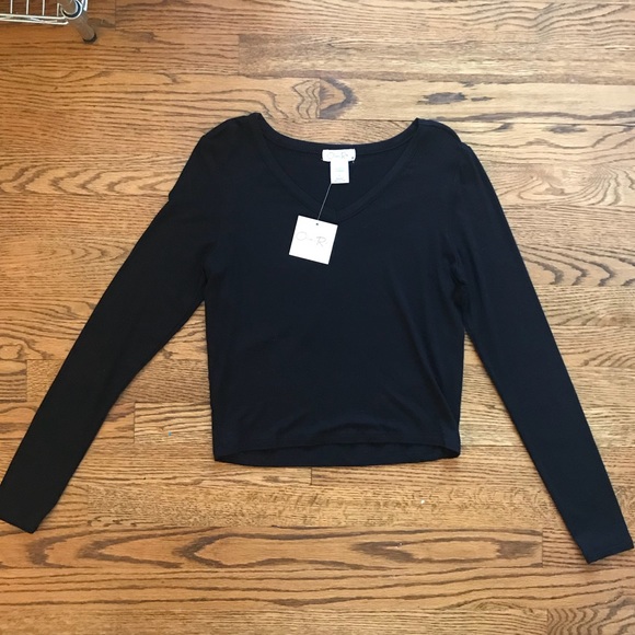 Olivia Rae Tops - NWT basic long sleeve black shirt